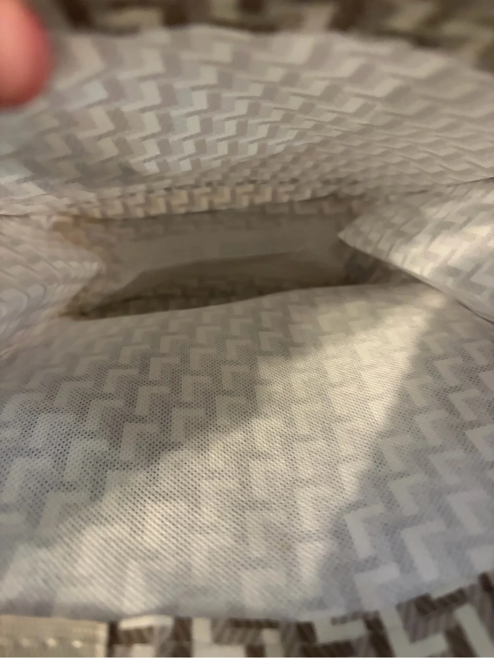 lululemon athletica Gray Patterned Messenger Tote